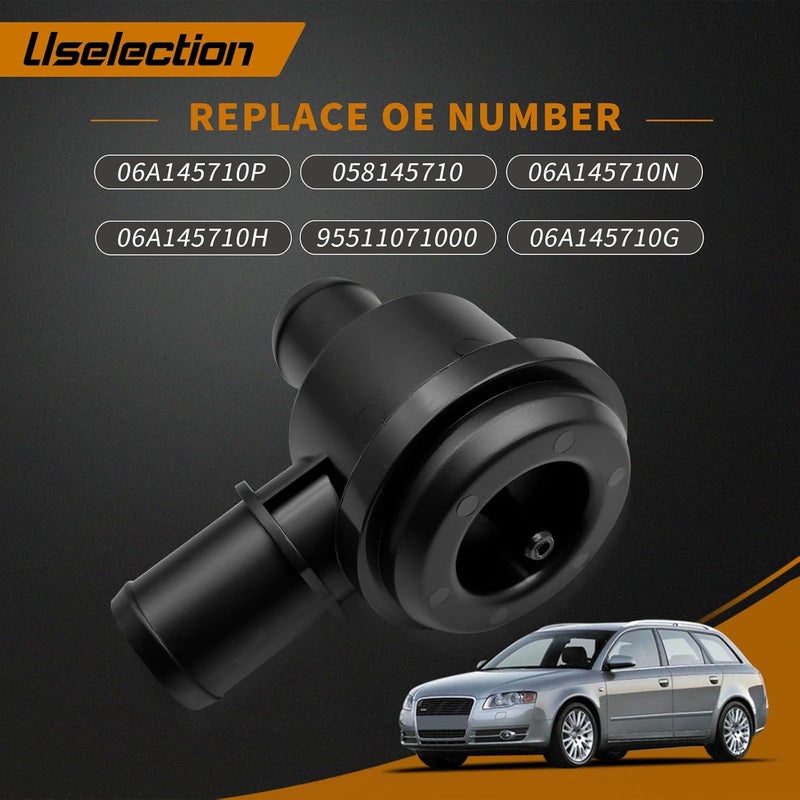 Uselection 06A145710P Turbocharger Diverter Check Valve Shutoff Valve for Audi A4 TT VW Beetle Eos Passat 058145710 - Image 2